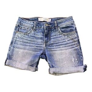 Women’s Abercrombie & Fitch bejeweled Jean shorts. Concerts, Beyoncé, T. Swift,